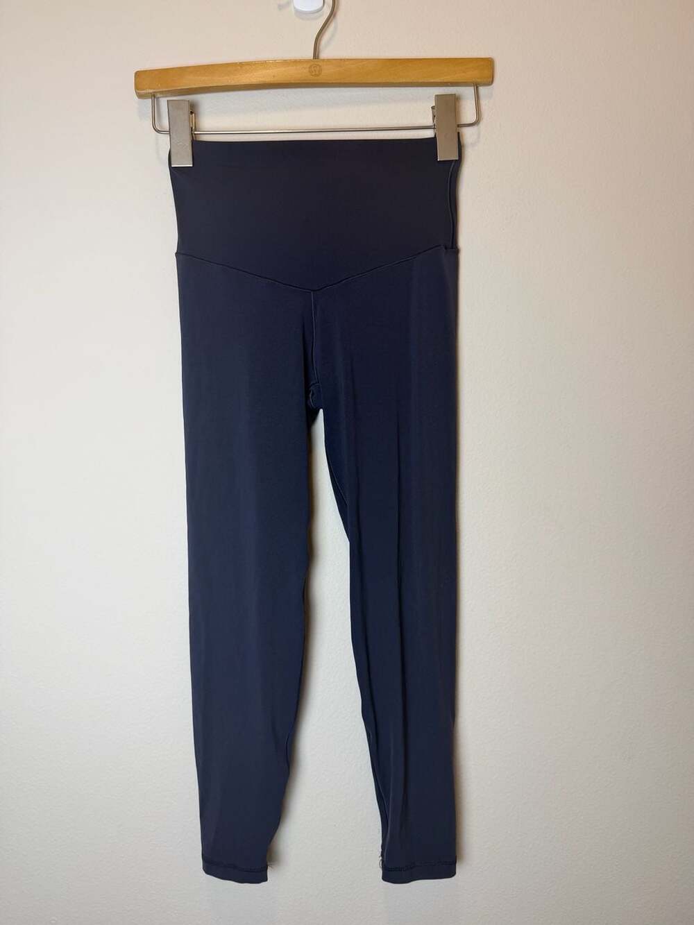 Aerie Crossover Leggings Size S Short Navy Blue Chill Play Move
